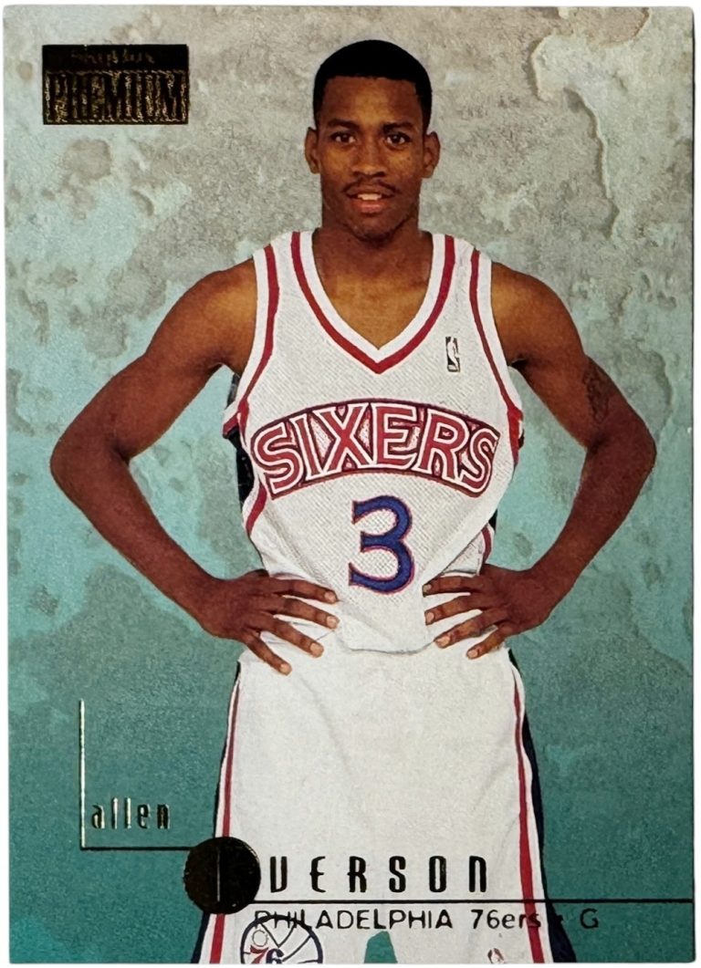 Allen Iverson 1996-97 SkyBox Premium Rookie Card (RC) #85  (Philadelphia 76ers)