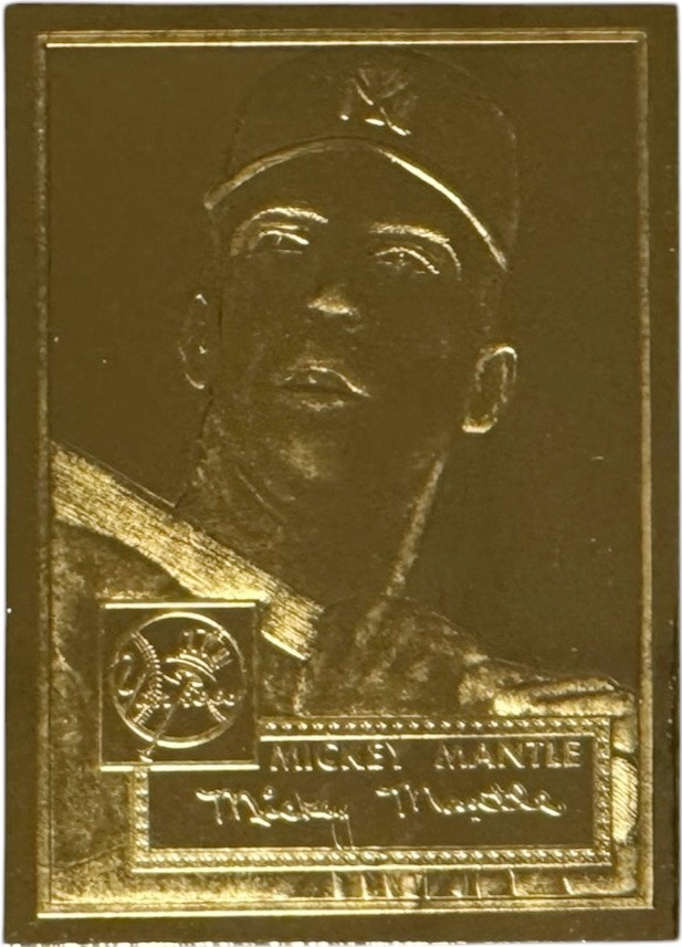 Mickey Mantle 1996 Topps 22K Gold Foil Card #311  - (1952 Reprint/NY Yankees)