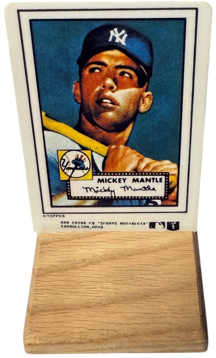 Mickey Mantle 1995 Topps MLB  RN China Co Porcelain 1952 Card #311 w/Box/Display