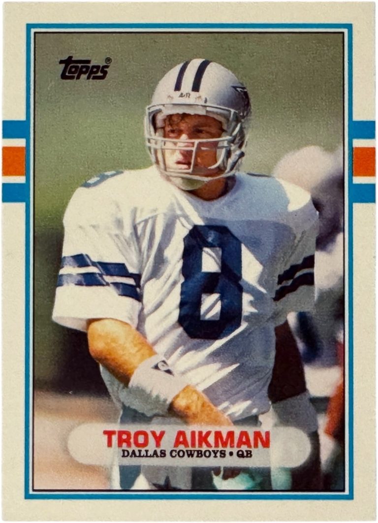 Troy Aikman 1989 Topps Traded Rookie Card (RC) #70T  (Dallas Cowboys/HOF)
