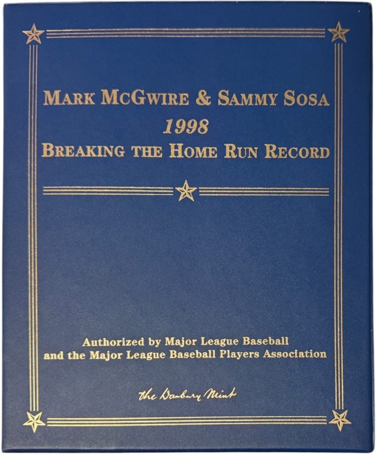 Mark McGwire/Sammy Sosa 1998 Breaking The Home Run Record 22KT  Gold Cards/Album