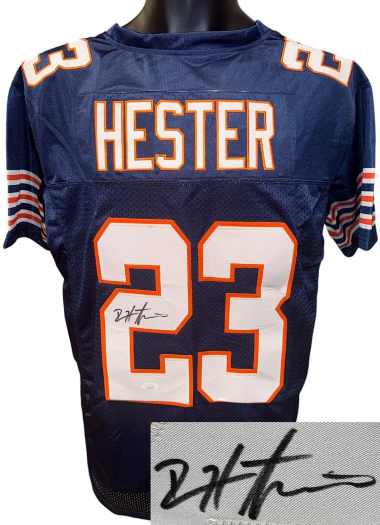 Devin Hester signed Chicago Custom Stitched Pro Style Football Jersey - JSA -HOF
