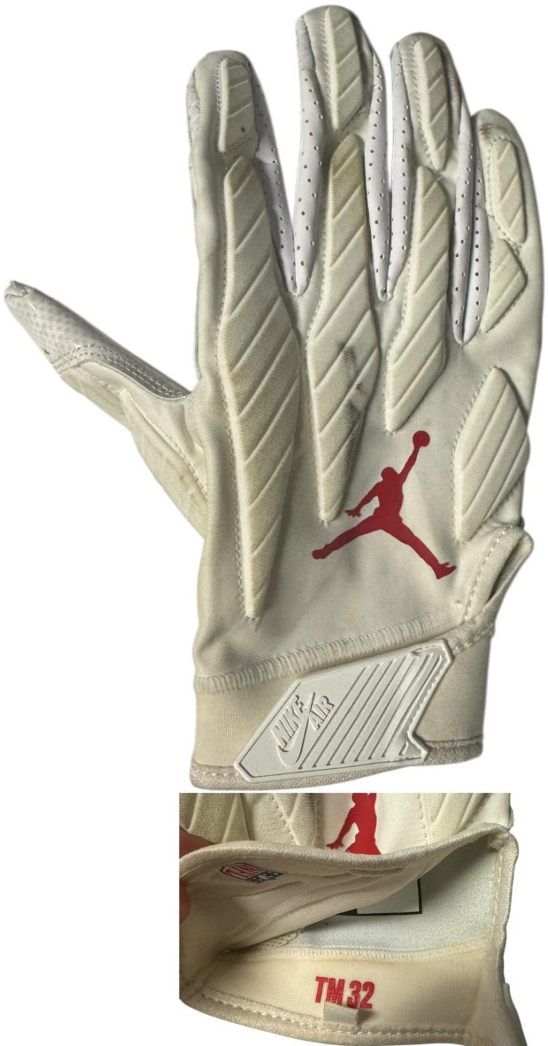 Tyrann Mathieu Kansas City Chiefs Logo Nike Air Right Used Glove TM 32- Size XL