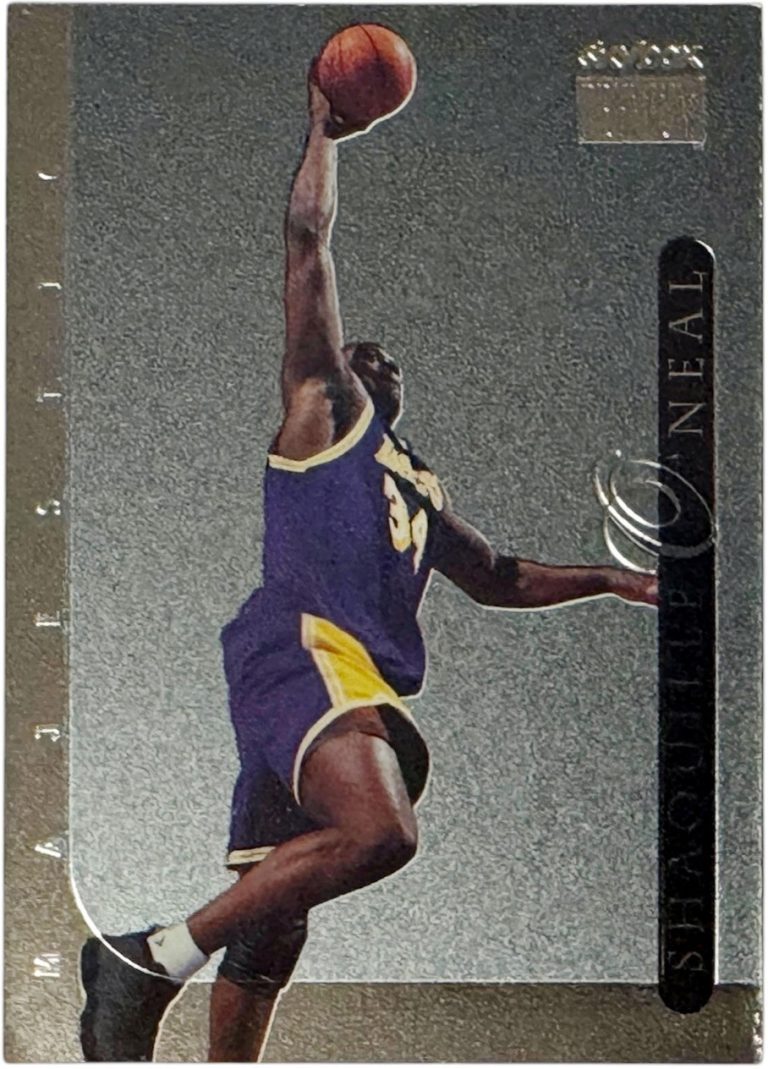 Shaquille O'Neal 1999-00 Skybox Premium Majestic Foil Card #6MJ  (LA Lakers/HOF)