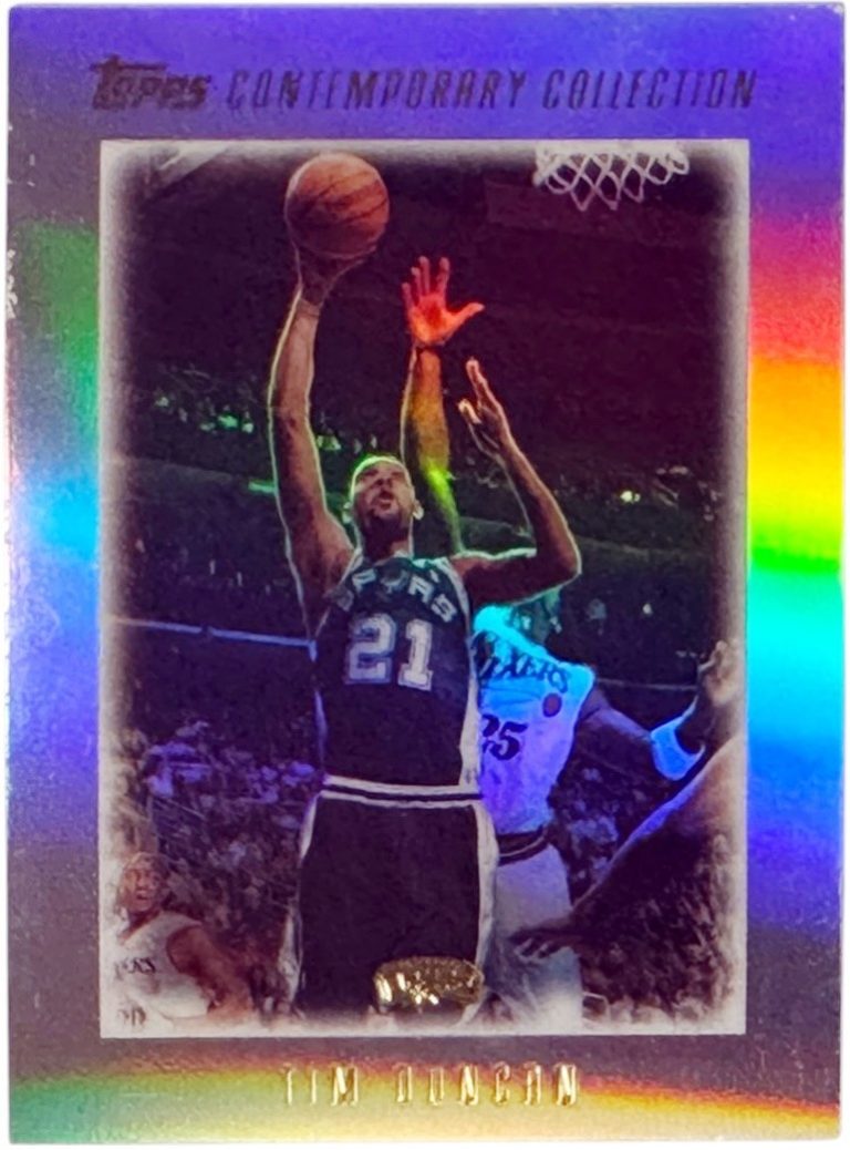 Tim Duncan 2003-04 Topps Contemporary Collection Card #98- San Antonio Spurs/HOF