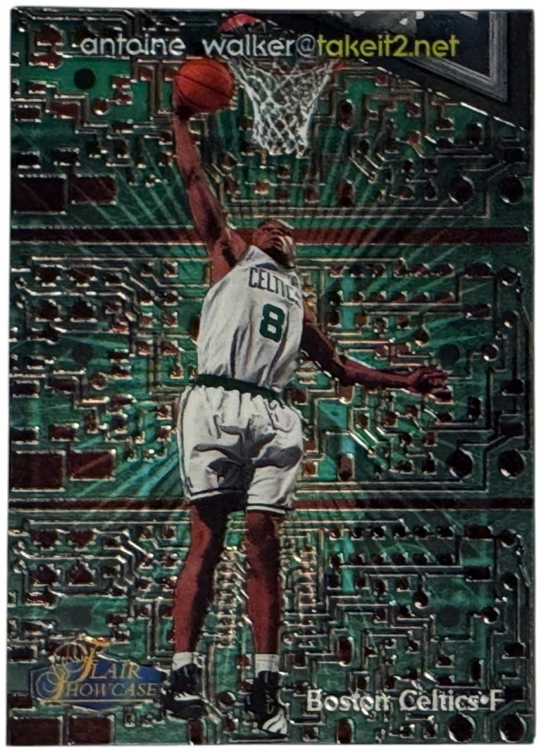 Antoine Walker 1998-99 Flair Showcase takeit2net Card #6TN /1000 SP RARE Celtics