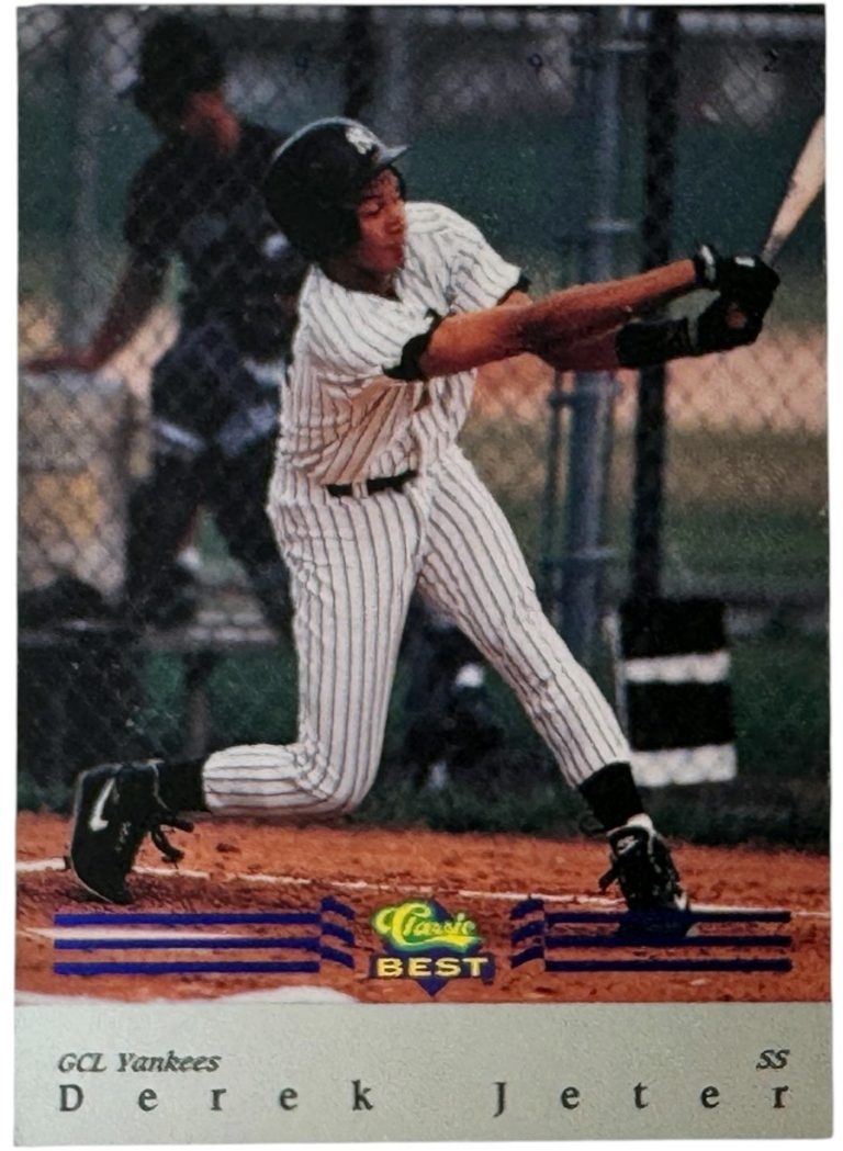 Derek Jeter 1992 Classic Best Minor League Blue Rookie Card (RC) #BC22 (Yankees)