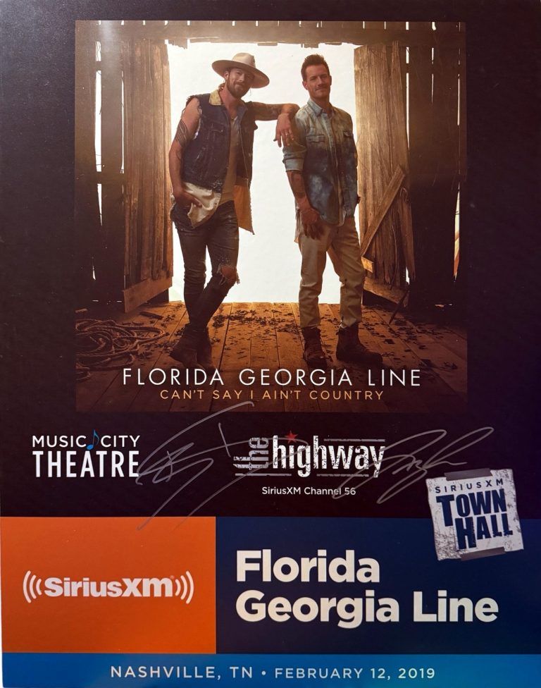 Florida Georgia Line signed 2019 22