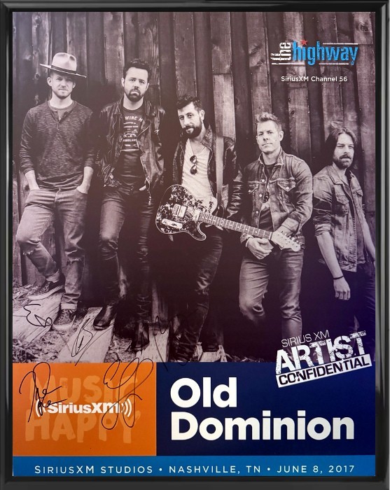 Old Dominion signed 2017 Confidential 22