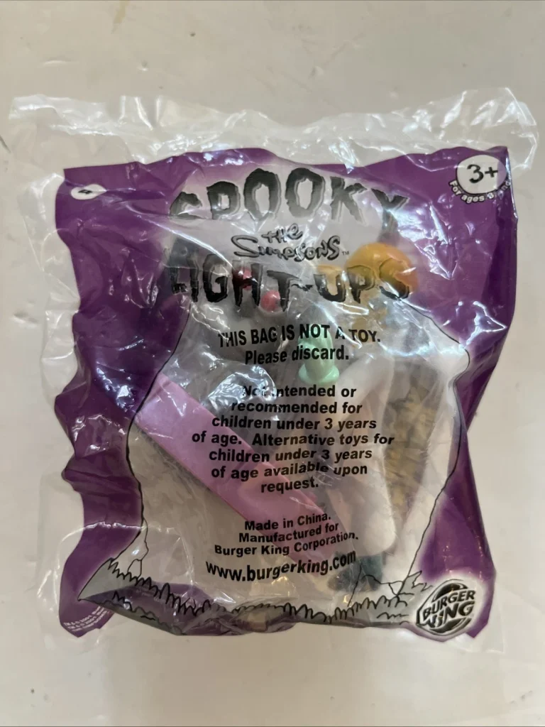 Burger King Kids Meal 01 Simpsons Spooky LightUps #4 Mr. Burns New Sealed B14