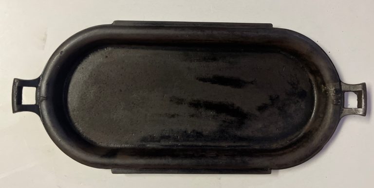 Vintage Dry-Fry Griddle Cast Iron Birmingham Stove & Range 17”x9”