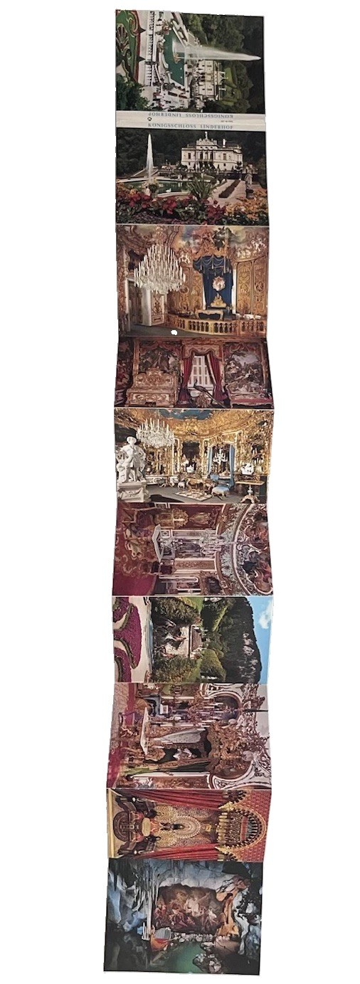 Vintage Postcards Pack: Konigsschloss, Linderhof (Bavaria)  10 Cards,  Un-Used