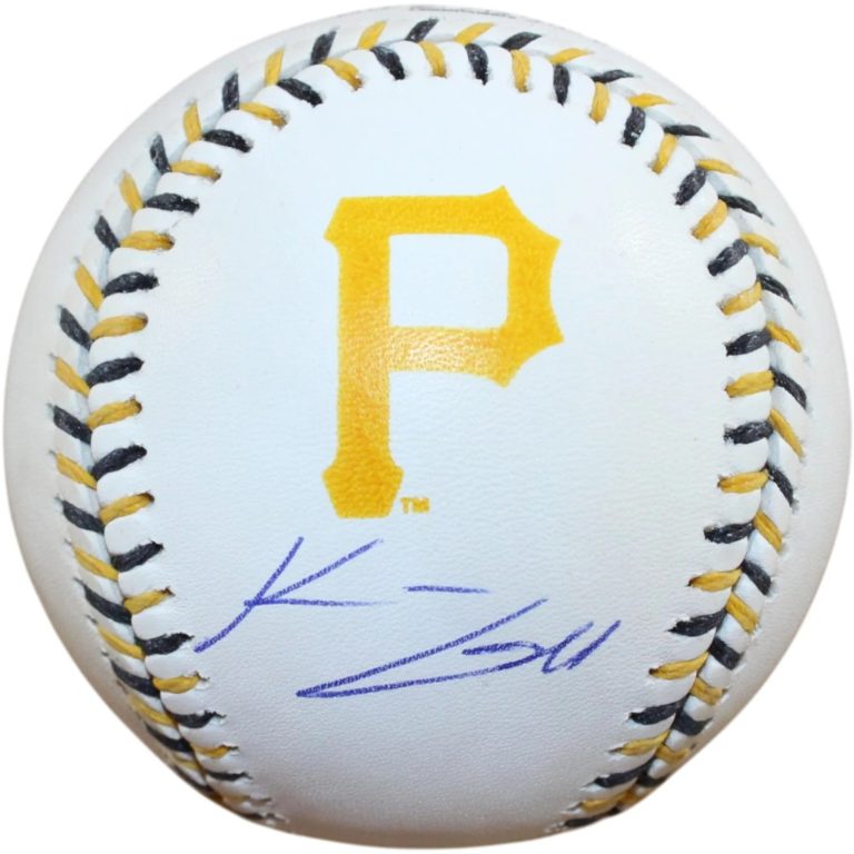 Konner Griffin Autographed Pittsburgh Pirates Stitch Baseball Fanatics 58307