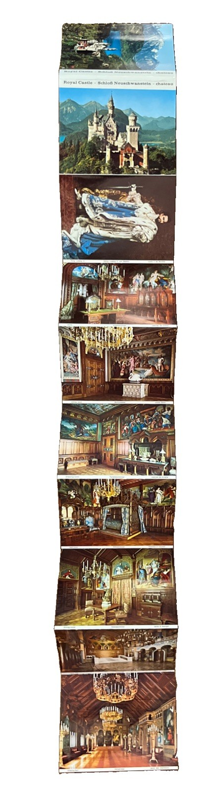 Vintage Postcards Pack: Royal Castle Schlob Neuschwanstein 10 Cards,  Un-Used