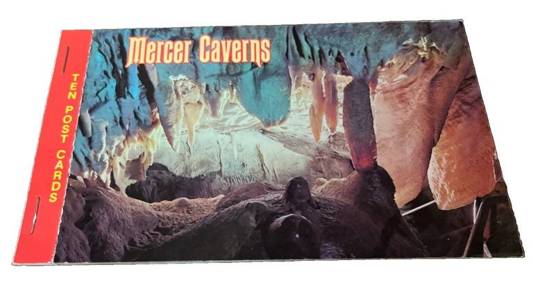 Vintage 9 Postcard Pack Mercer Caverns 9/10 Un-Used