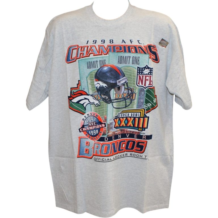 Denver Broncos 1998 AFC Champions Starter Locker Room Shirt Size Large 58361