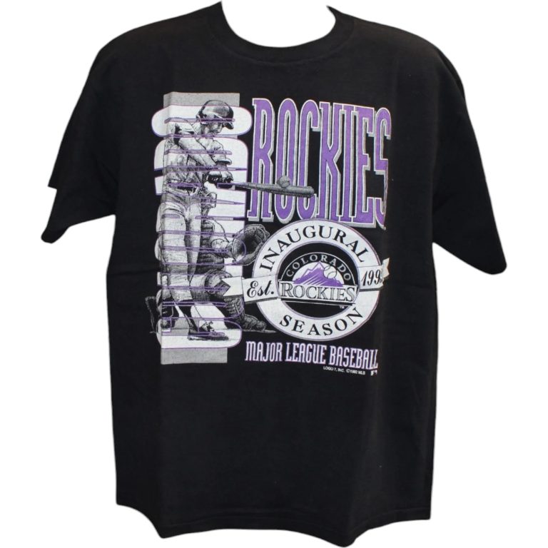 Colorado Rockies 1993 Opening Day Inaugrual Season Shirt Size M 58366