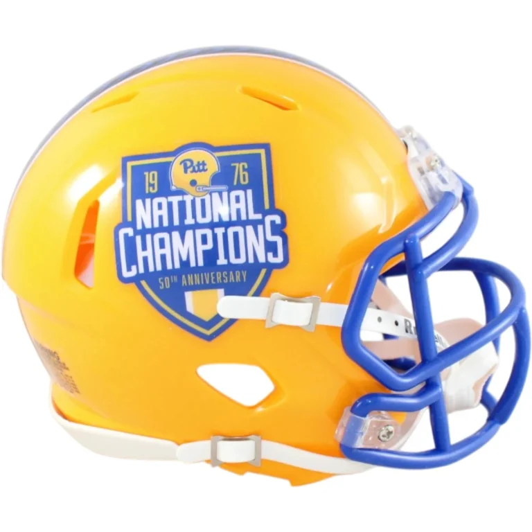 University of Pittsburgh Panthers Riddell New in Box Mini Helmet 50 year 58488