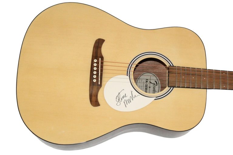 Steve Miller Signed Autograph Fender Acoustic Guitar - Band w/ JSA COA