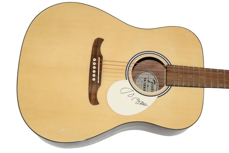 Jimmy Buffett Signed Autograph Fender Acoustic Guitar w/ JSA COA