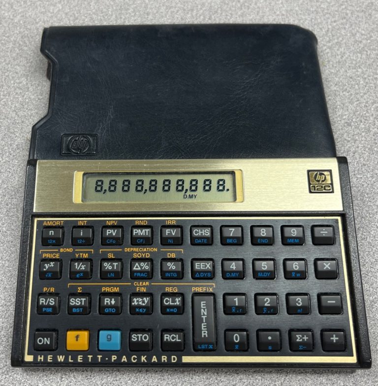 HP Hewlett Packard 12C Calculator With CaseNew Batteries B11