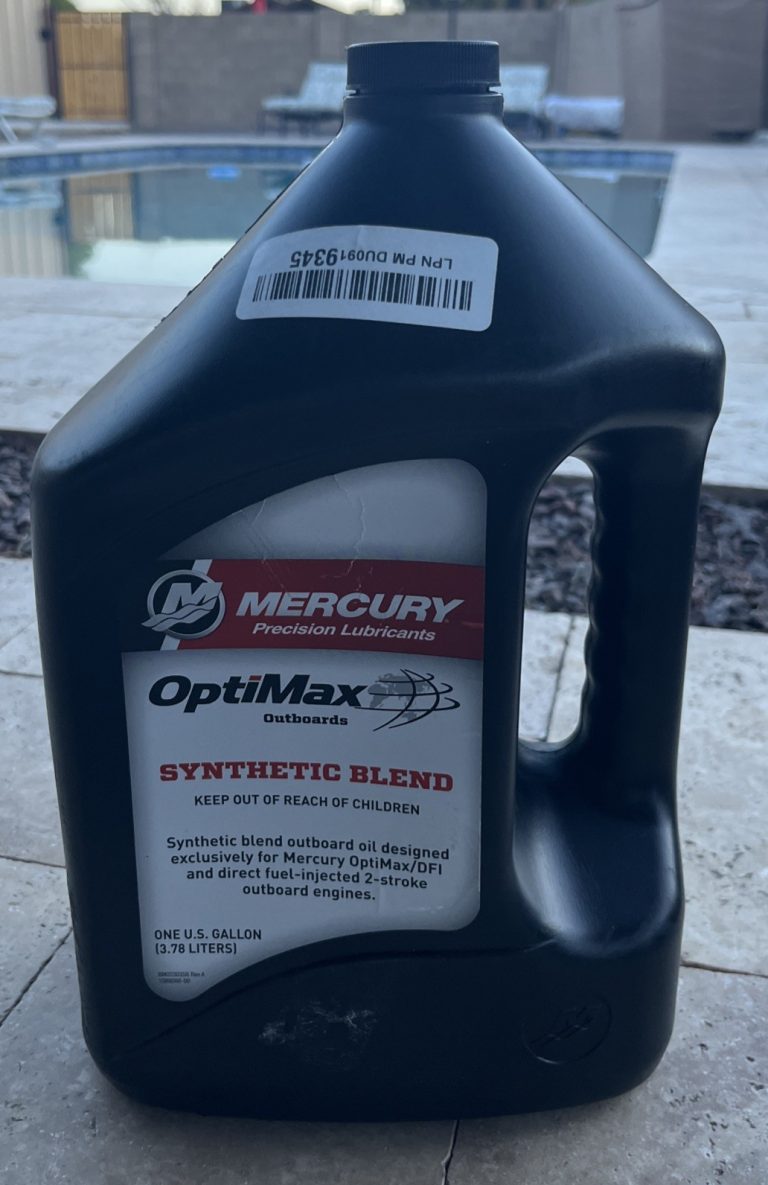 Mercury Optimax/DFI 2-Cycle Synthetic Blend Oil, 1 Gal 92-858037K01 92-8M0229798