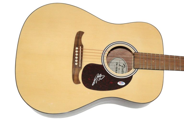 Jordan Witzigreuter Ready Set Signed Autograph Fender Acoustic Guitar w/ PSA COA
