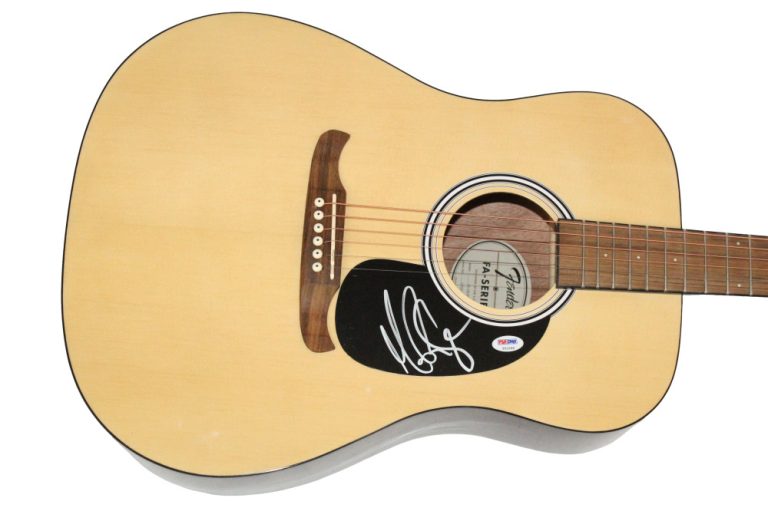 Marc Roberge OAR Signed Autograph Fender Acoustic Guitar - All Sides w/ PSA COA