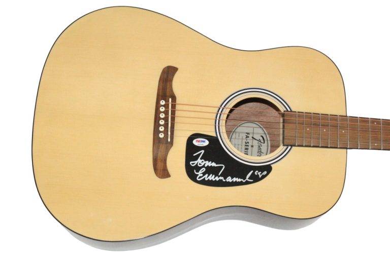 Tommy Emmanuel Signed Autograph Fender Acoustic Guitar - The Journey w/ PSA COA