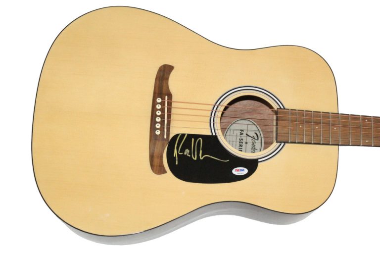 Ray LaMontagne Signed Autograph Fender Guitar - Gossip in the Grain w/ PSA COA