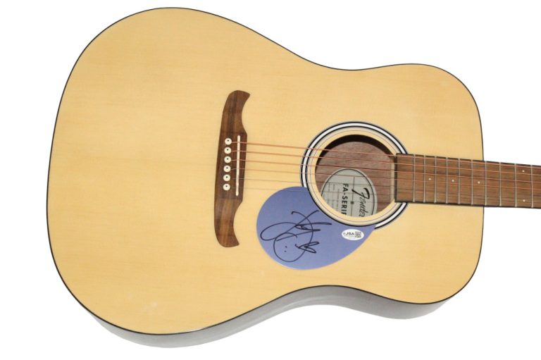 Katy Perry Signed Autograph Fender Acoustic Guitar - Teenage Dream w/ JSA COA