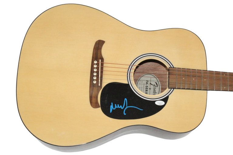 Mike Gordon Phish Signed Autograph Fender Acoustic Guitar Evolve w/ JSA COA