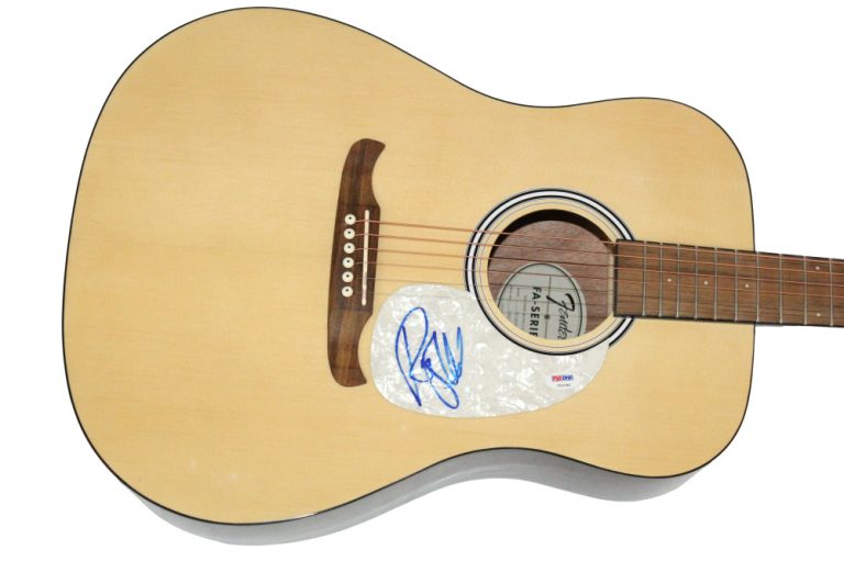 Roger Waters Pink Floyd Signed Autograph Fender Guitar - The Wall PSA COA