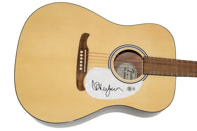 Megan Moroney Signed Autograph Fender Acoustic Guitar - Cloud 9 w/ Beckett COA