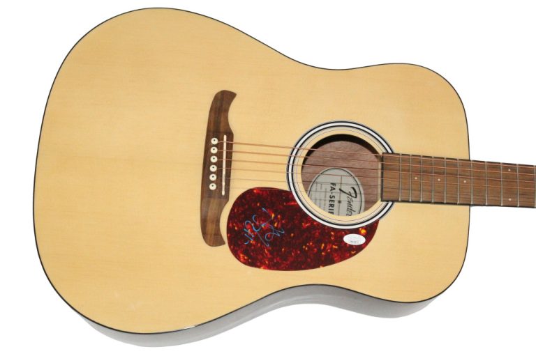 Miranda Lambert Signed Autograph Fender Acoustic Guitar Revolution JSA COA
