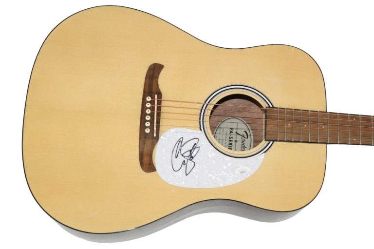 Cole Swindell Signed Autograph Fender Acoustic Guitar - All of It JSA COA