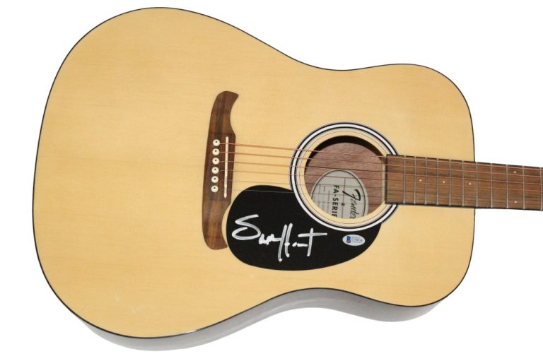 Sam Hunt Signed Autograph Fender Acoustic Guitar - Take Your Time w/ Beckett COA