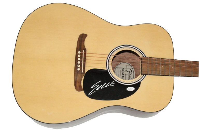 Eric Church Signed Autograph Fender Acoustic Guitar - Carolina w/ JSA COA