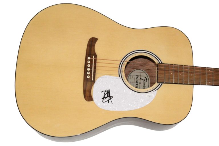 Hillary Scott Lady A Antebellum Signed Autograph Fender Acoustic Guitar JSA COA
