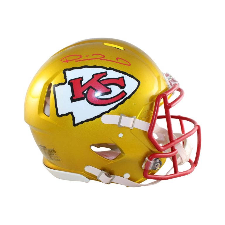 Patrick Mahomes Autographed Kansas City Chiefs Flash Helmet Pro Beckett 58560