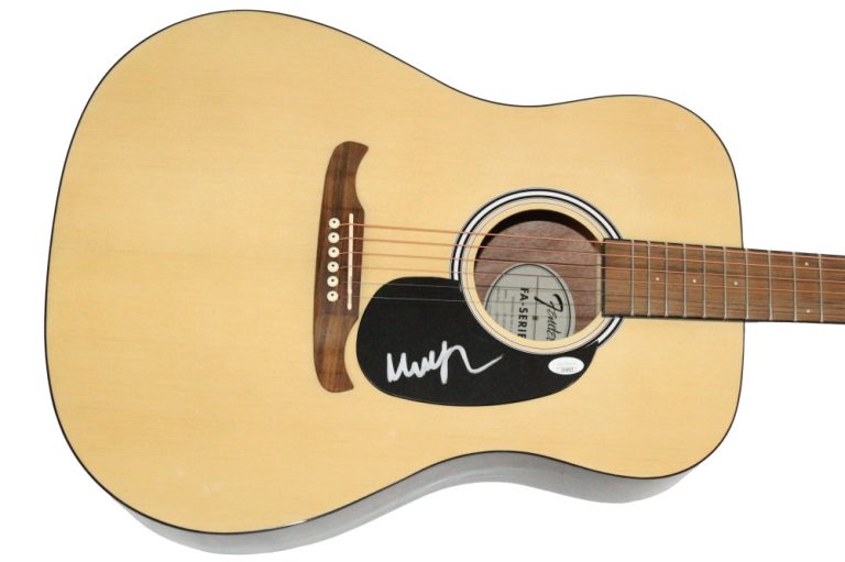 Mike Gordon Phish Signed Autograph Fender Acoustic Guitar - Rift w/ JSA COA