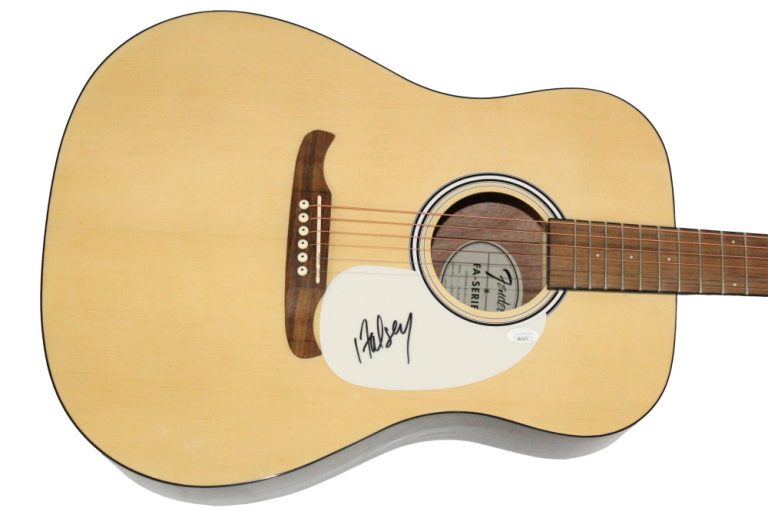 Ashley Frangipane - Halsey Signed Autograph Fender Acoustic Guitar w/ JSA COA