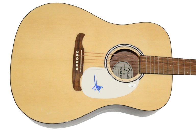 Adam Duritz Counting Crows Signed Autograph Fender Acoustic Guitar JSA COA