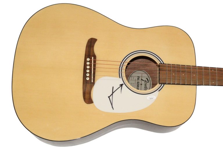 Jared Leto - Thirty Seconds to Mars Signed Autograph Fender Acoustic Guitar JSA