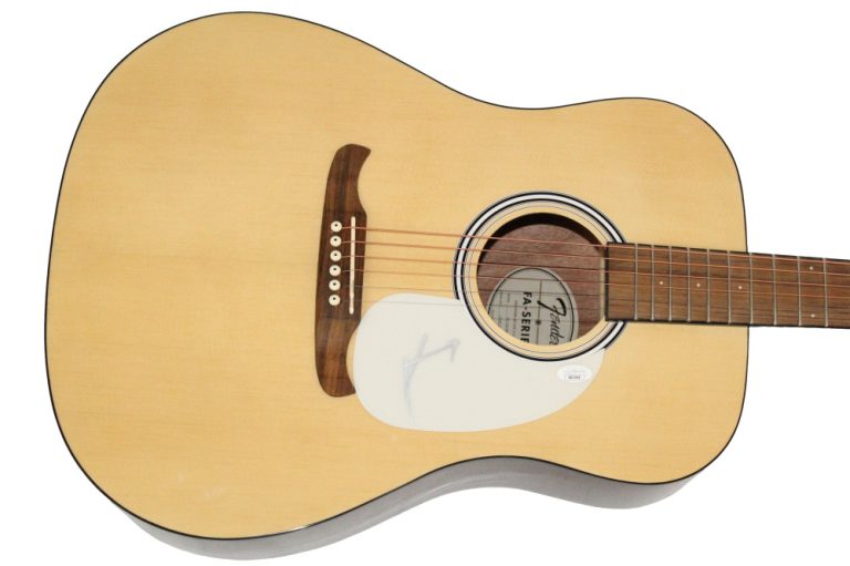 Jared Leto - Thirty Seconds to Mars Signed Autograph Fender Guitar JSA COA