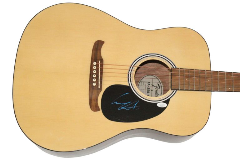 Gary Allan Signed Autograph Fender Acoustic Guitar - See If I Care JSA COA
