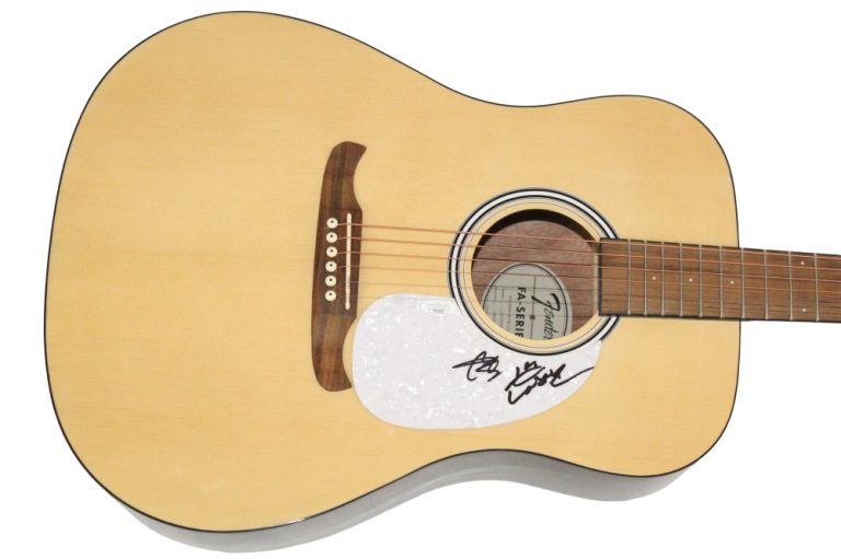 LoCash Cowboys Signed Autograph Fender Acoustic Guitar w/ JSA COA
