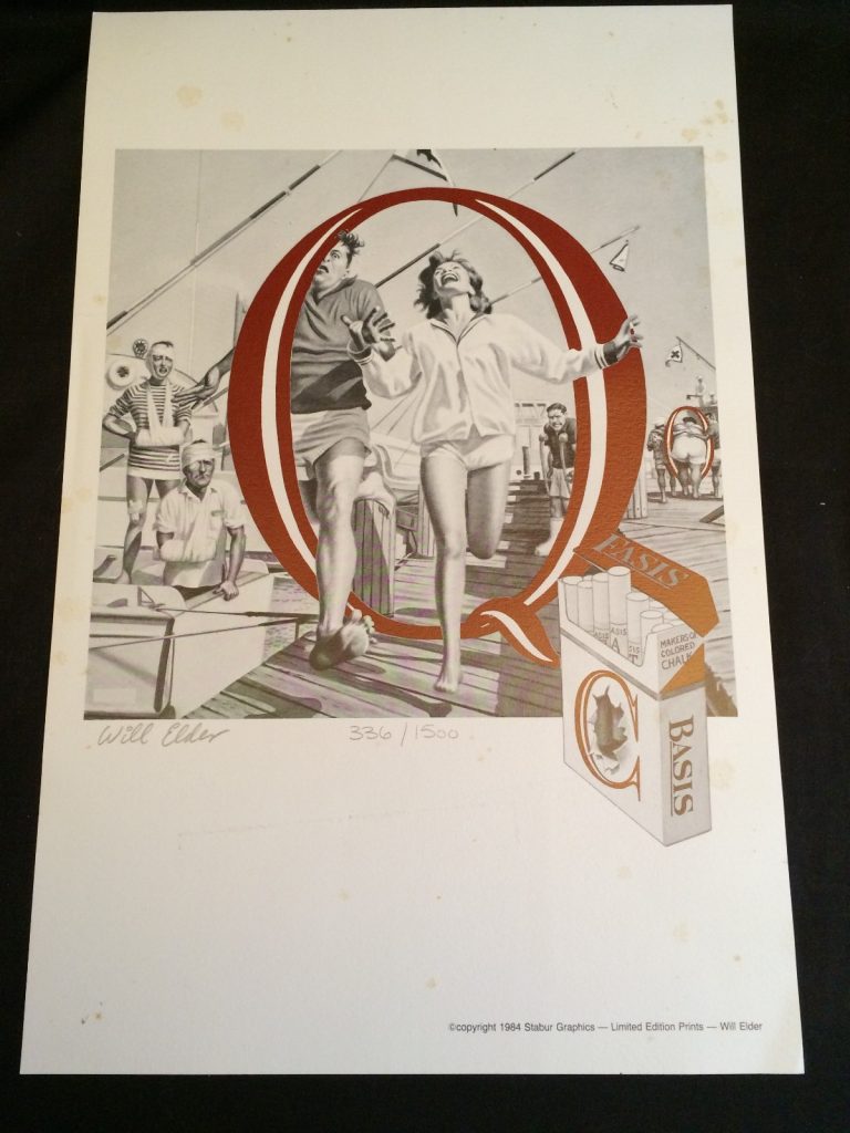 Will Elder Mad Magazine Cartoonist Illustrator Signed Autograph LE Print