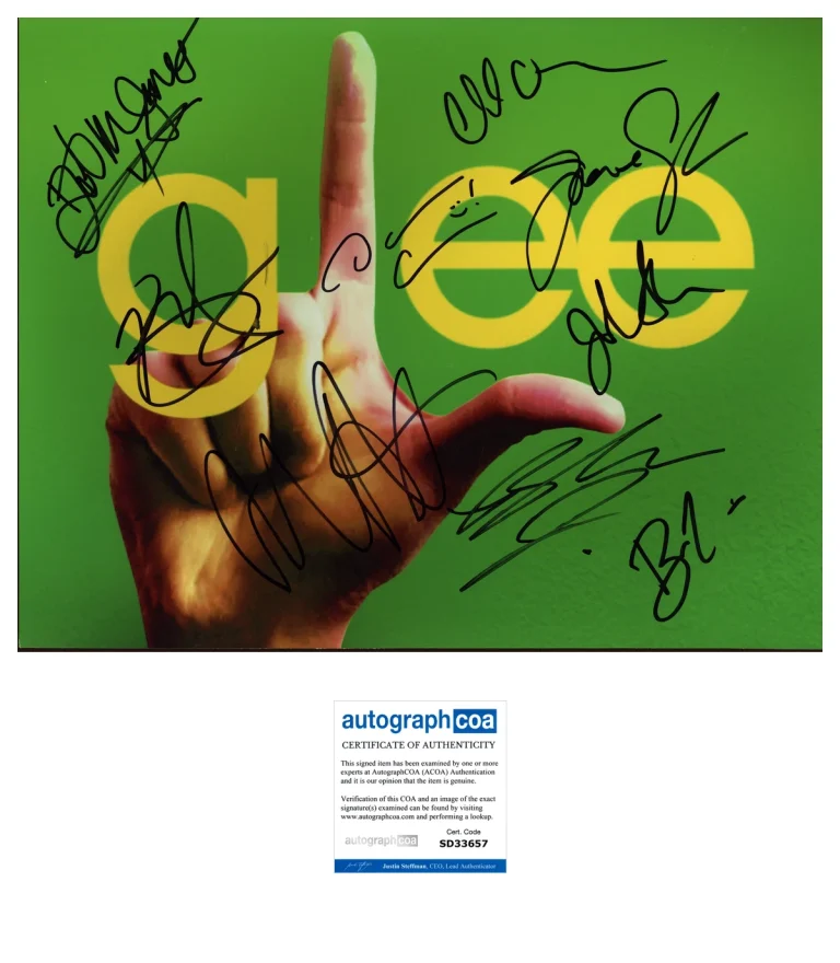 GLEE CAST X9 DARREN CRISS +8 SIGNED AUTOGRAPH 11x14 PHOTO w/EXACT PROOF ACOA COA