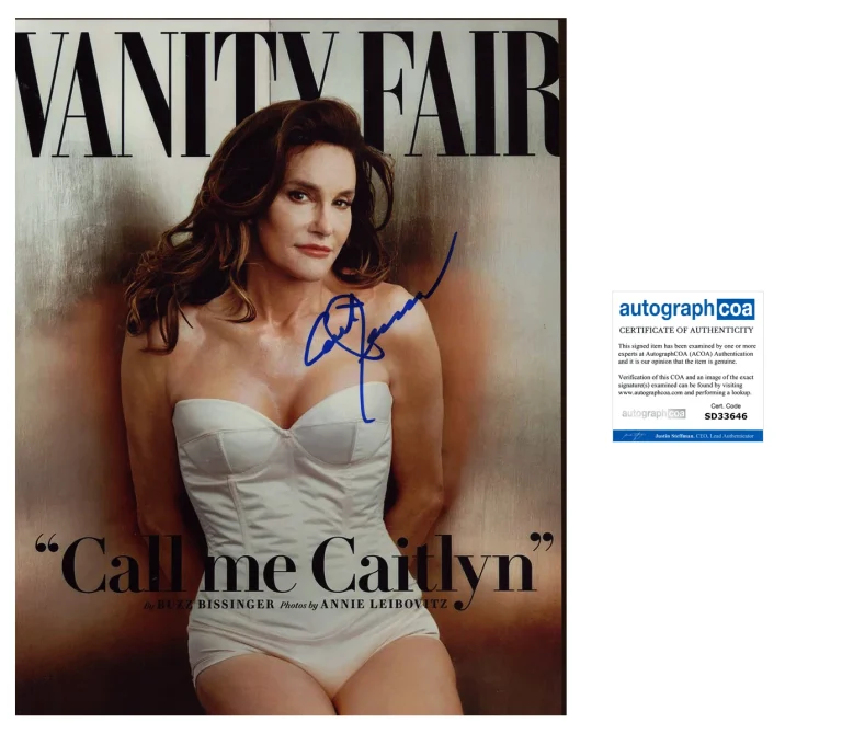 CAITLYN JENNER SIGNED AUTOGRAPH VANITY FAIR 11x14 PHOTO w/EXACT PROOF & ACOA COA